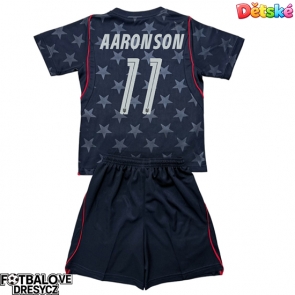 Spojené státy Brenden Aaronson #11 Dětské Venkovní dres komplet MS 2026 Krátký Rukáv (+ trenýrky)